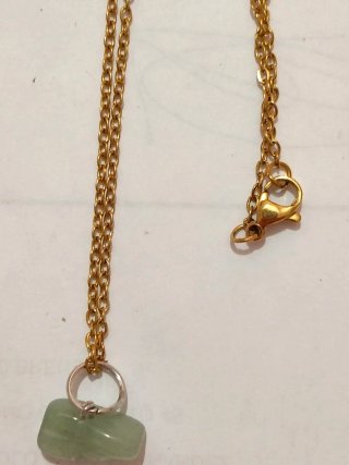 Collar Piedra Natural Aventurina
