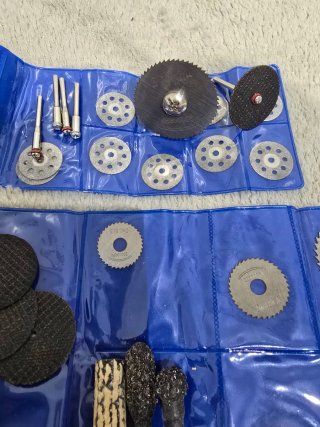 Set discos corte madera metal- broca bisagra 35mm