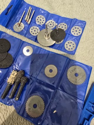Set discos corte madera metal- broca bisagra 35mm