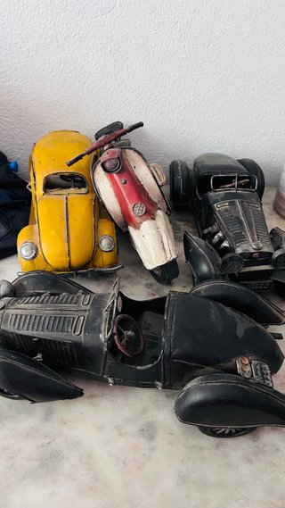 Lote Decoración Coches Vintage