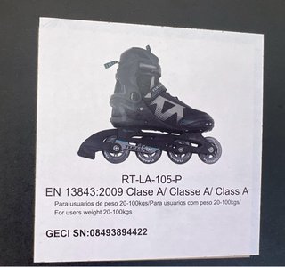 Patines en Línea Rollerblade Zetrablade T:44