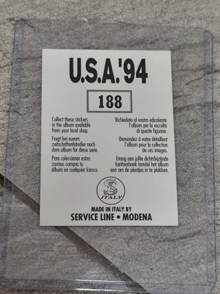 Cromo Argentina USA '94