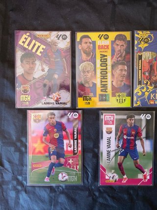 Lote 11 cromos Lamine Yamal ediciones únicas