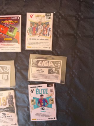 Lote 11 cromos Lamine Yamal ediciones únicas
