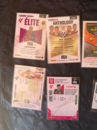 Lote 11 cromos Lamine Yamal ediciones únicas