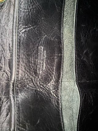 Cartera Piel Steve Mono Azul y Marrón