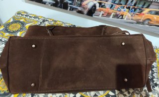 Bolso símil ante marrón