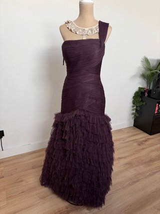 Vestido de fiesta morado