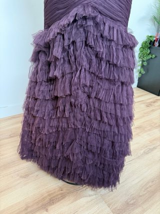 Vestido de fiesta morado