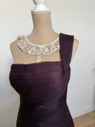 Vestido de fiesta morado