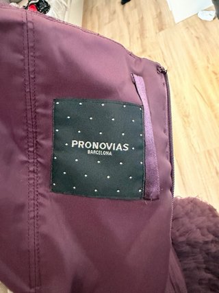 Vestido de fiesta morado
