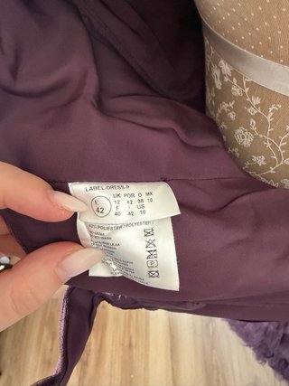 Vestido de fiesta morado