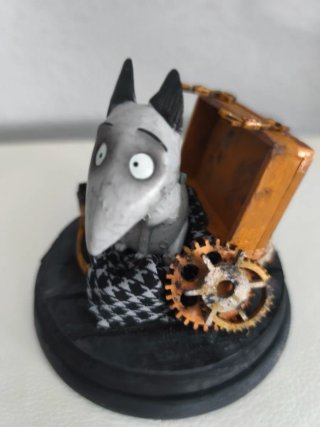 Diorama Sparky Frankenweenie Artesanal