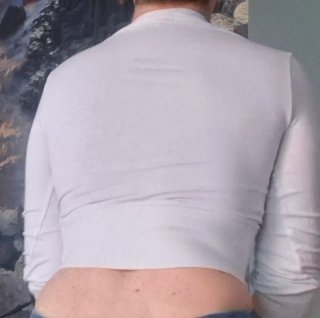 Top MNG blanco manga 3/4