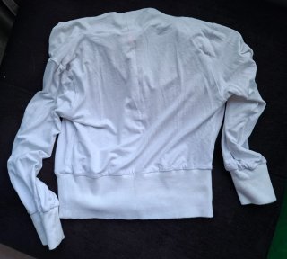Top MNG blanco manga 3/4
