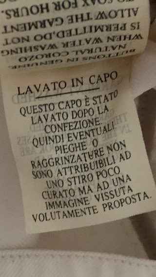 Soprabito Jeans Cerruti Beige Tg L