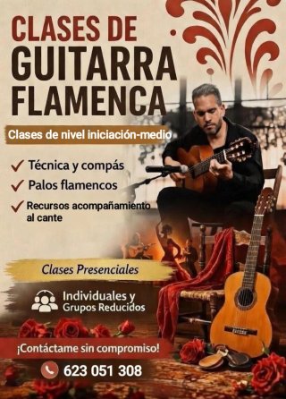 CLASES DE INICIACIÓN GUITARRA FLAMENCA