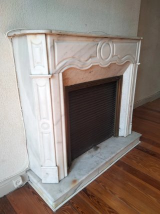 Chimenea de Mármol finales siglo XIX