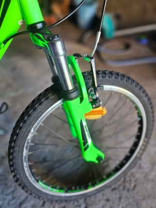Bicicleta per bambini 16 pollici verde