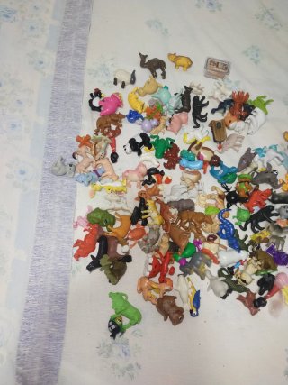 Lote figuras animales pequeños