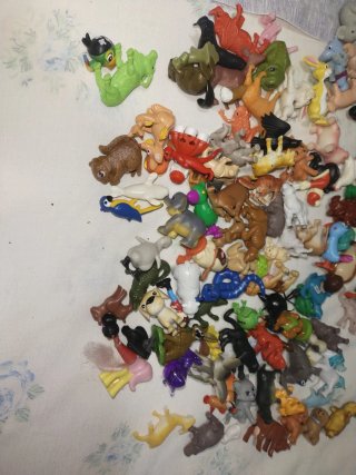 Lote figuras animales pequeños
