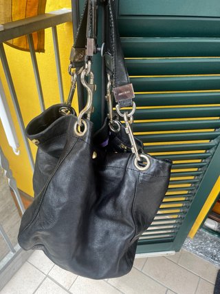 Borsa in pelle Jimmy Choo nera