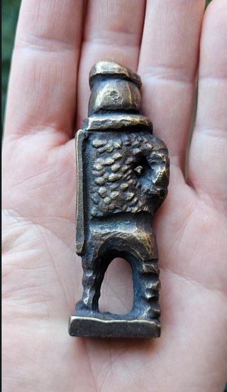 Estatuilla Guerrero Romano Bronce