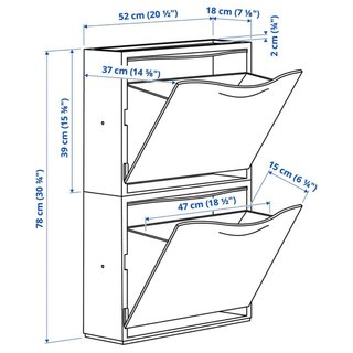 3 Zapateros Ikea Trones Negro