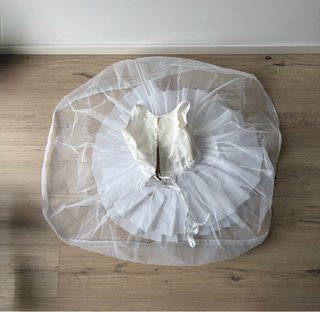 Cancán blanco fallera. Talla 50 (de 2 a 5 años)