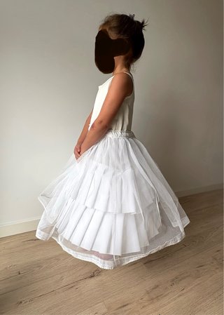 Cancán blanco fallera. Talla 50 (de 2 a 5 años)