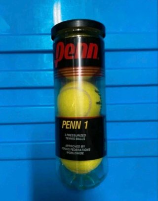 Raqueta de tenis Snauwaert con funda y pelotas