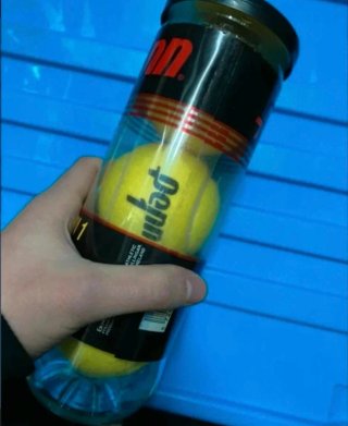 Raqueta de tenis Snauwaert con funda y pelotas