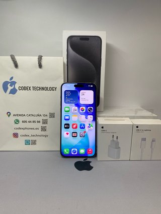 IPHONE 15 PRO MAX 256GB BATERIA 100% IMPOLUTO