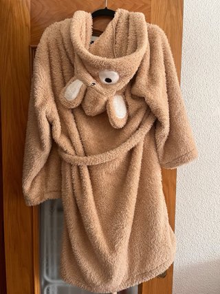 Bata de invierno beige