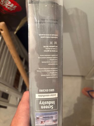 Estor enrollable gris claro textura