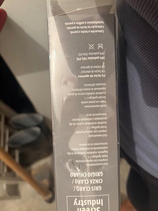 Estor enrollable gris claro textura