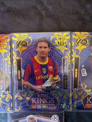 4 Cromos Messi Edición Única