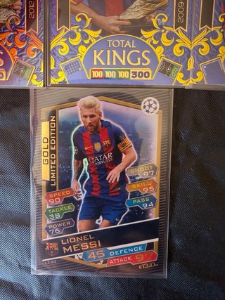 4 Cromos Messi Edición Única