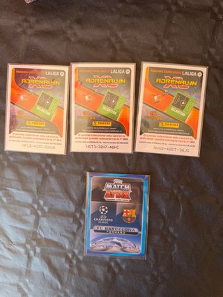 4 Cromos Messi Edición Única