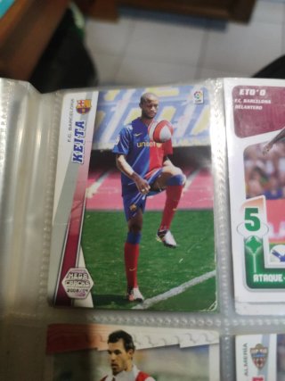 Cartas Fútbol FC Barcelona Mega Cracks