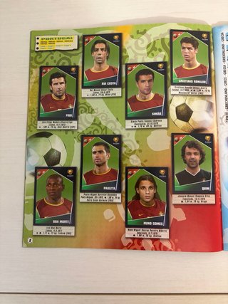 Álbum Panini Euro 2004 Portugal
