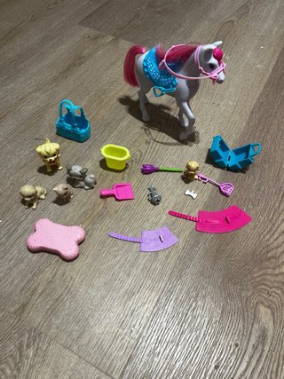 Set Mascotas Barbie: Gato y Perros