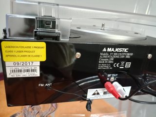 Stereo Hi-Fi Majestic Giradischi CD USB SD