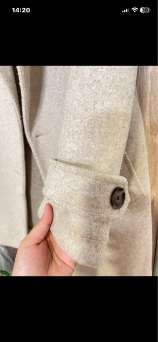Gabardina Stradivarius Beige Talla M