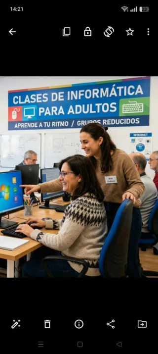 Clases de informática para adultos
