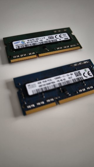 8GB RAM DDR3L 1600MHz 2x4GB SO-DIMM Samsung+Hynix