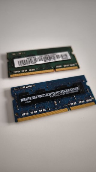 8GB RAM DDR3L 1600MHz 2x4GB SO-DIMM Samsung+Hynix