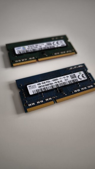 8GB RAM DDR3L 1600MHz 2x4GB SO-DIMM Samsung+Hynix