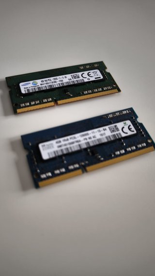 8GB RAM DDR3L 1600MHz 2x4GB SO-DIMM Samsung+Hynix