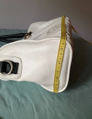 Bolso Desigual Blanco y Dorado